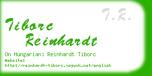 tiborc reinhardt business card